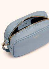 Kiton sky blue bag for woman, in calfskin 4
