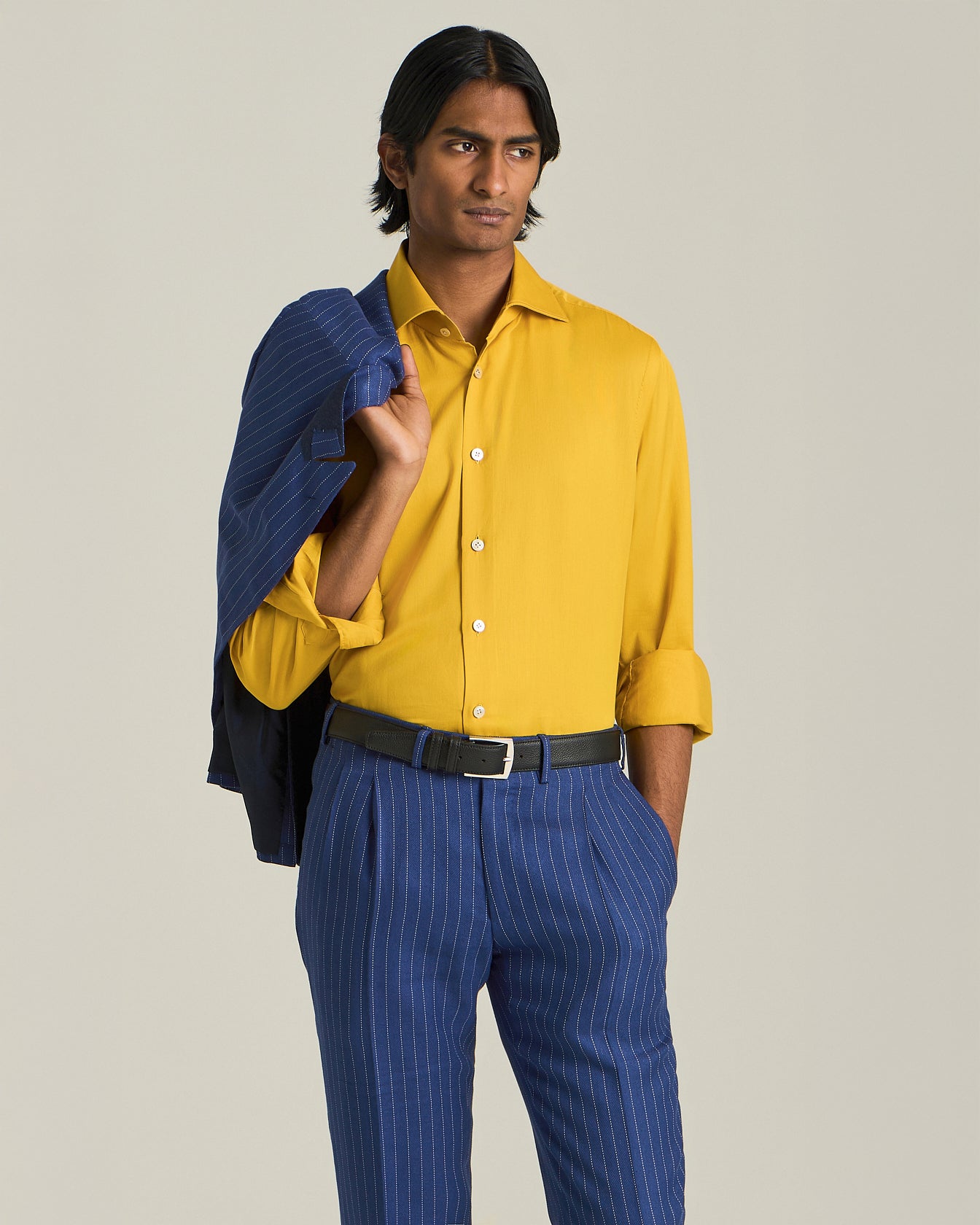 CAMICIA GLAMOUR IN COTONE E SETA