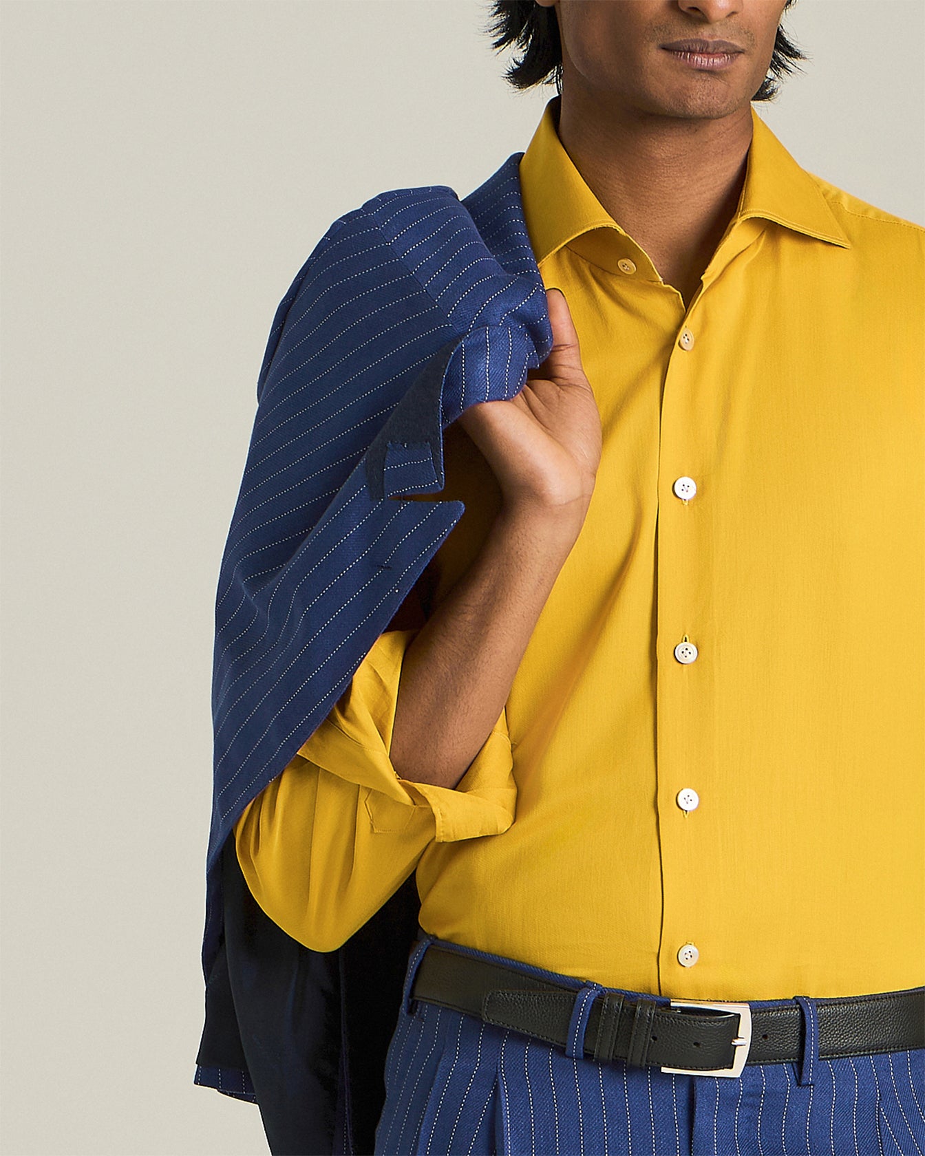 CAMICIA GLAMOUR IN COTONE E SETA