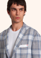 Kiton sky blue jacket for man, in cashmere 4