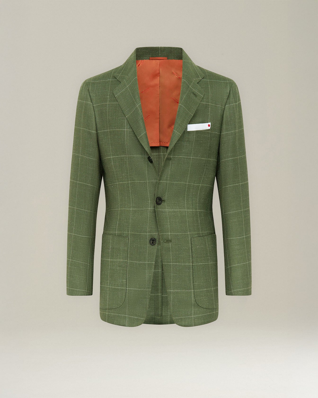 BLAZER A QUADRI IN CASHMERE BLEND
