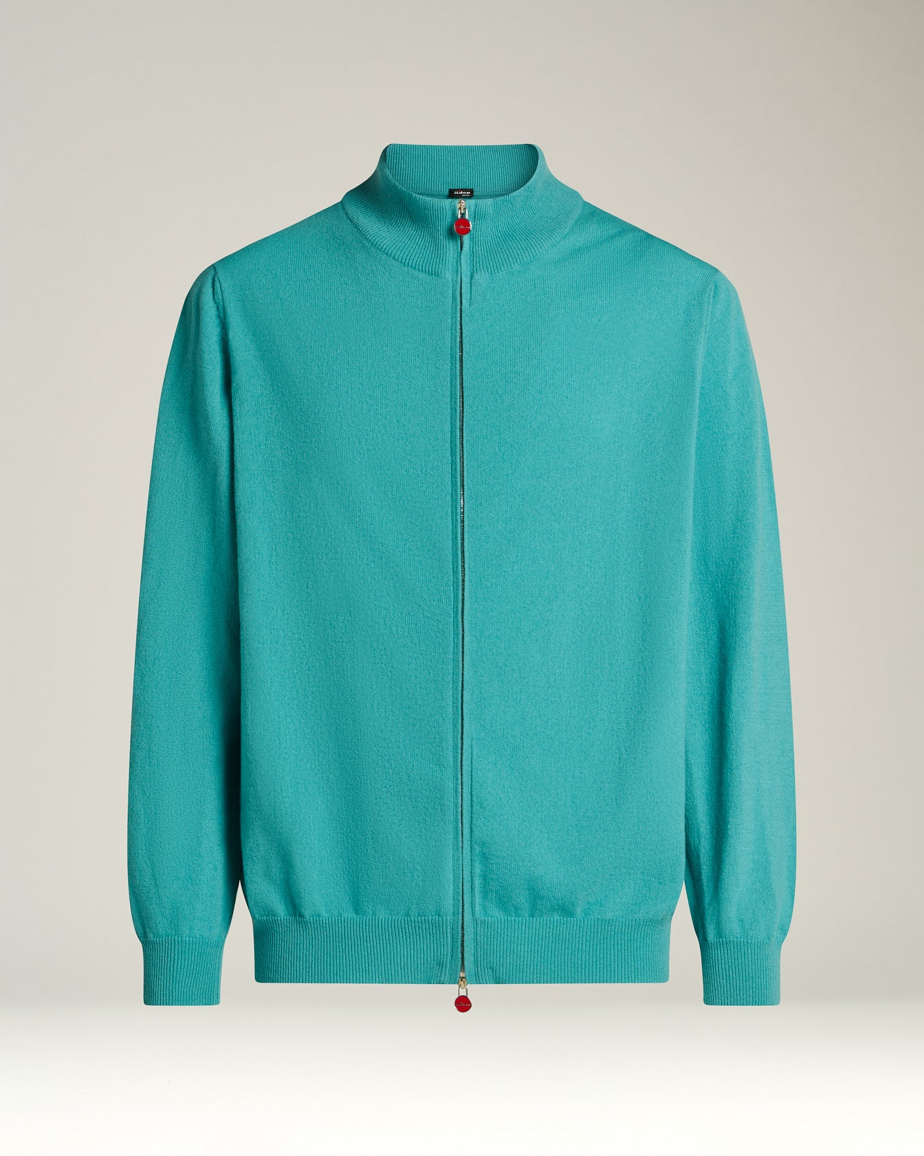 men's pure cashmere sweater with zip | Kiton