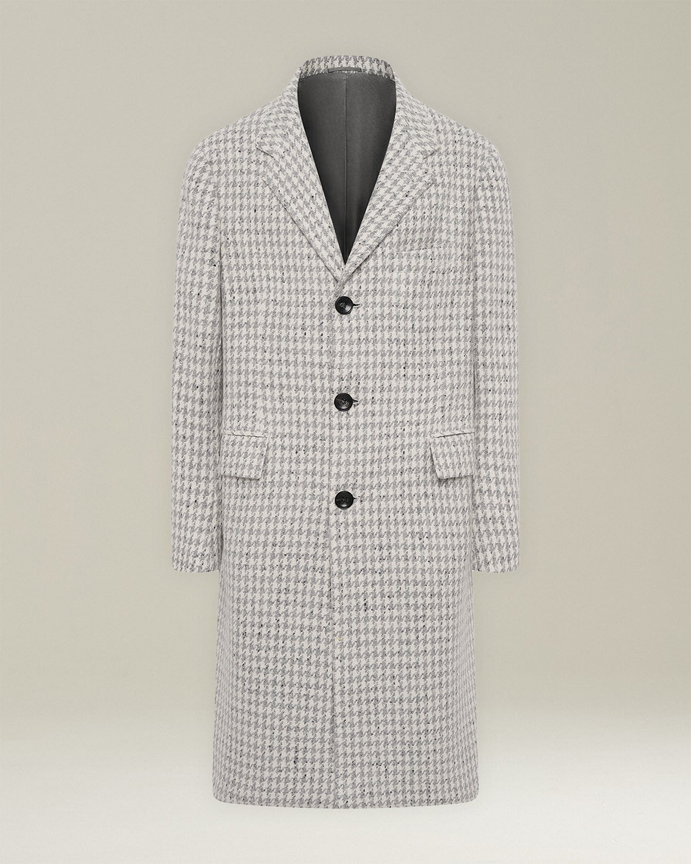 HOUNDSTOOTH CASHMERE BLEND COAT - Main Image