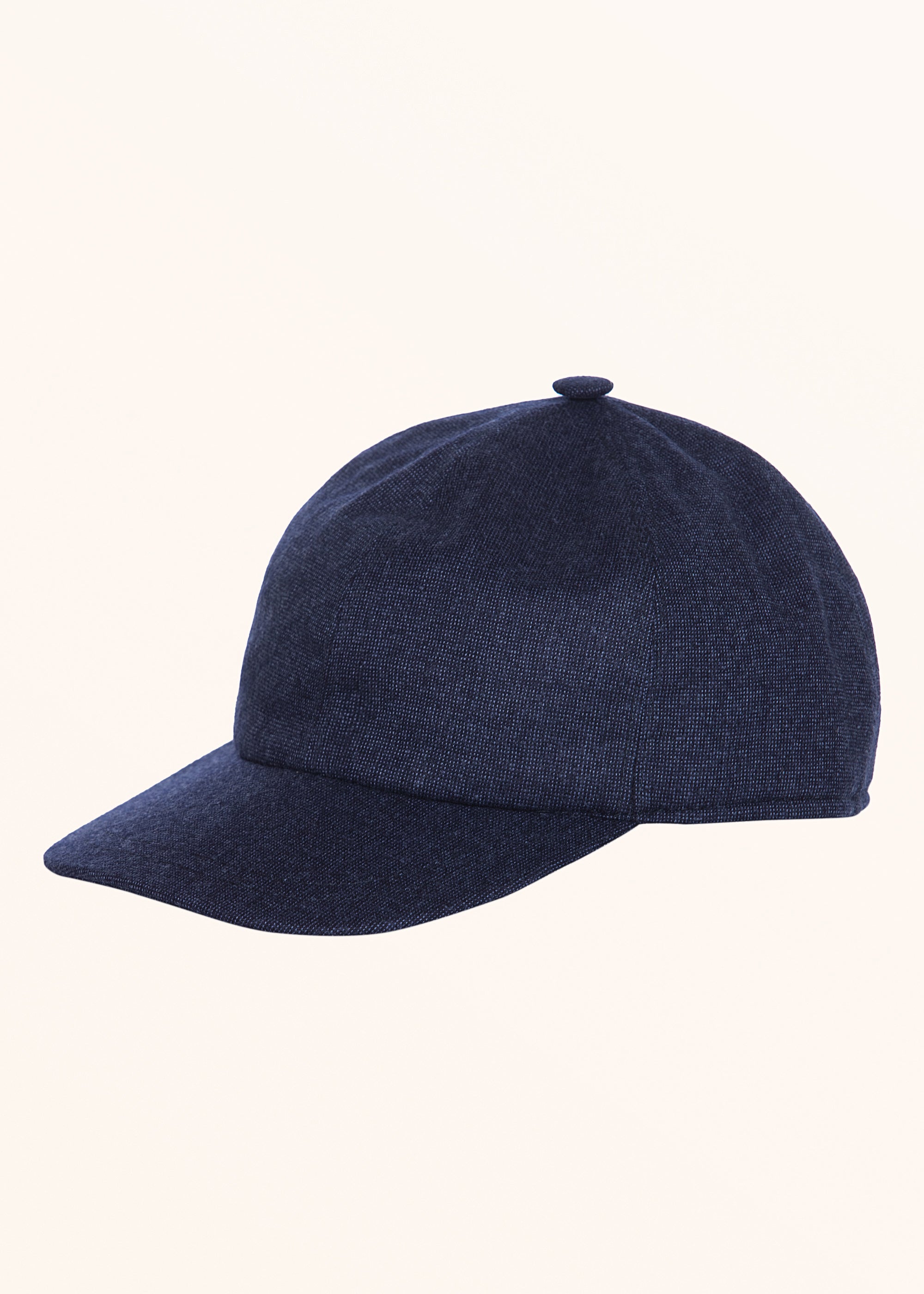 Hat Form Adjustable Baseball for man, in virgin wool – Kiton Europe | Baseball Caps