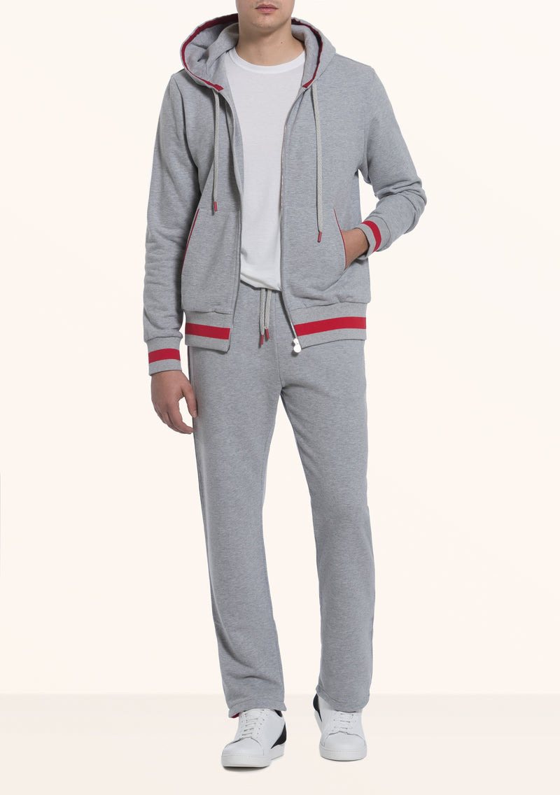 Kiton medium grey jump suit for man, in cotton 5