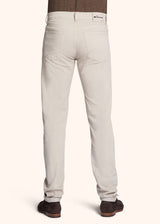Kiton beige trousers for man, in cotton 3