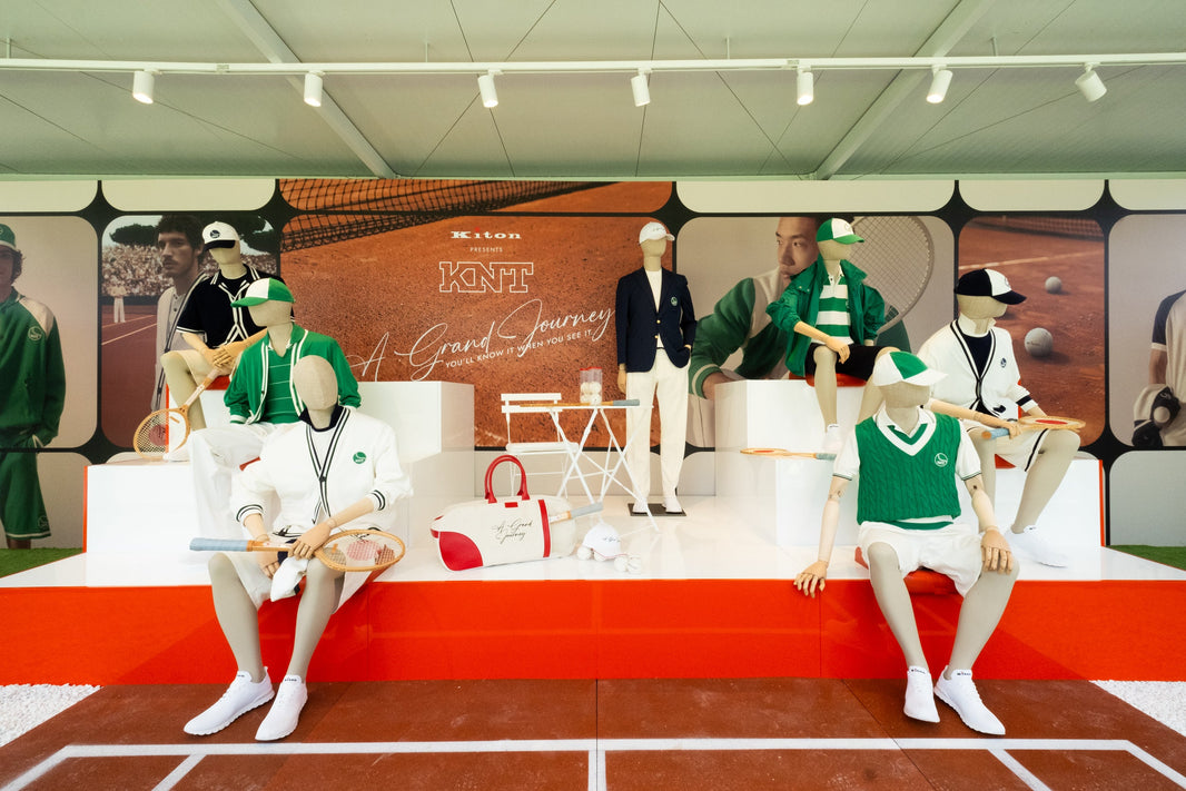 Our capsule collection inspired by the imagery of tennis, at Pitti Uomo 106