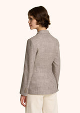 GLEN PLAID WOOL BLEND BLAZER