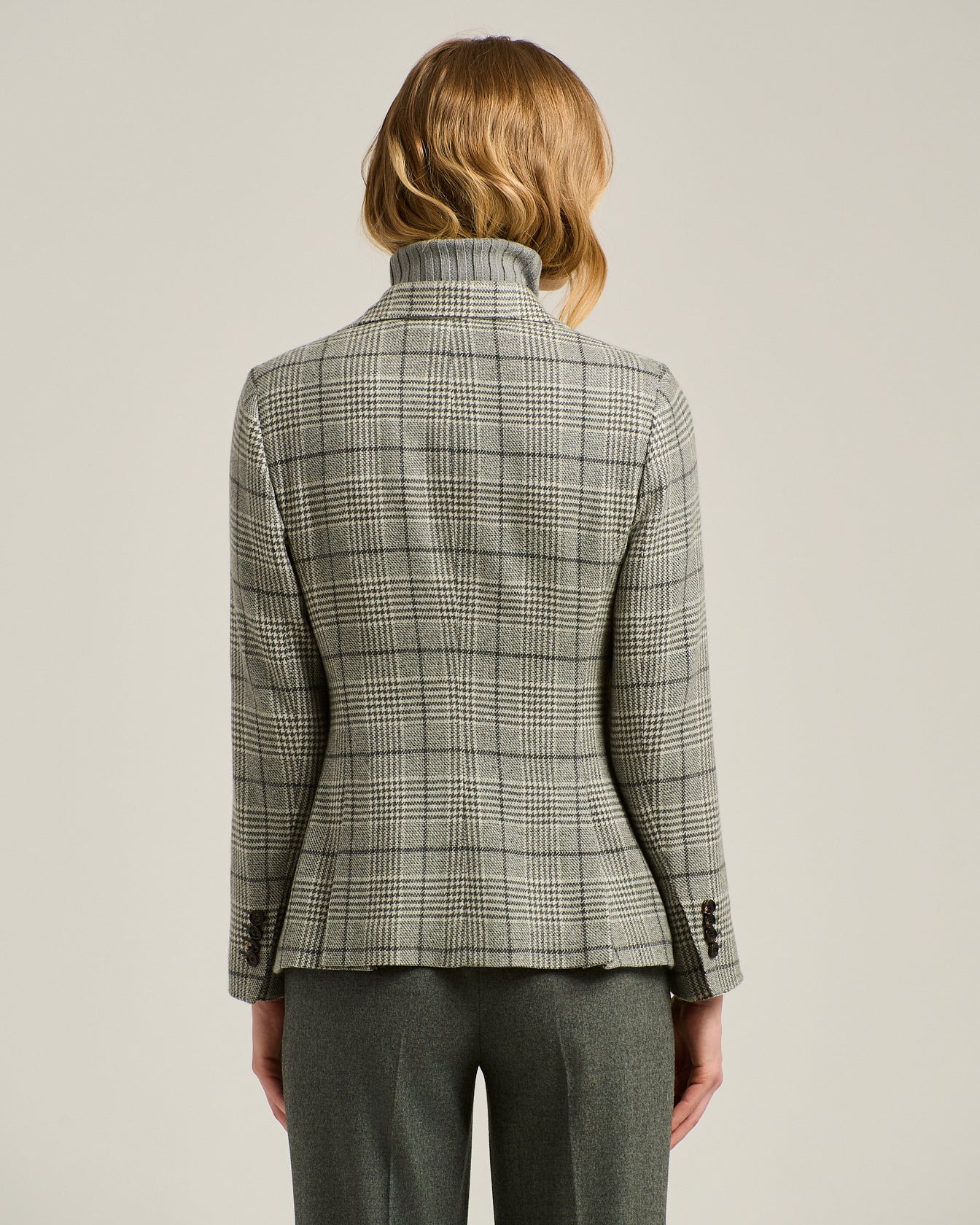 PRINCE OF WALES CASHMERE BLAZER