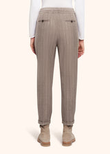 Kiton beige trousers for woman, in wool 3