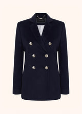 Kiton blue jacket for woman, in cashmere 1