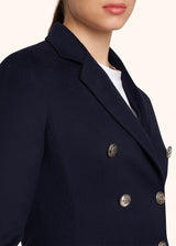 Kiton blue jacket for woman, in cashmere 4
