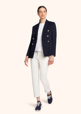 Kiton blue jacket for woman, in cashmere 5