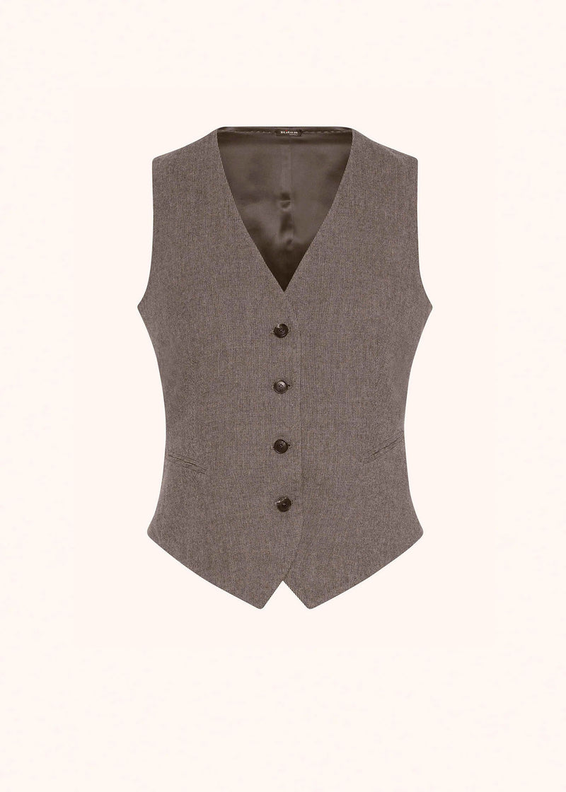 WOOL AND CASHMERE WAISTCOAT