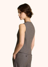 WOOL AND CASHMERE WAISTCOAT