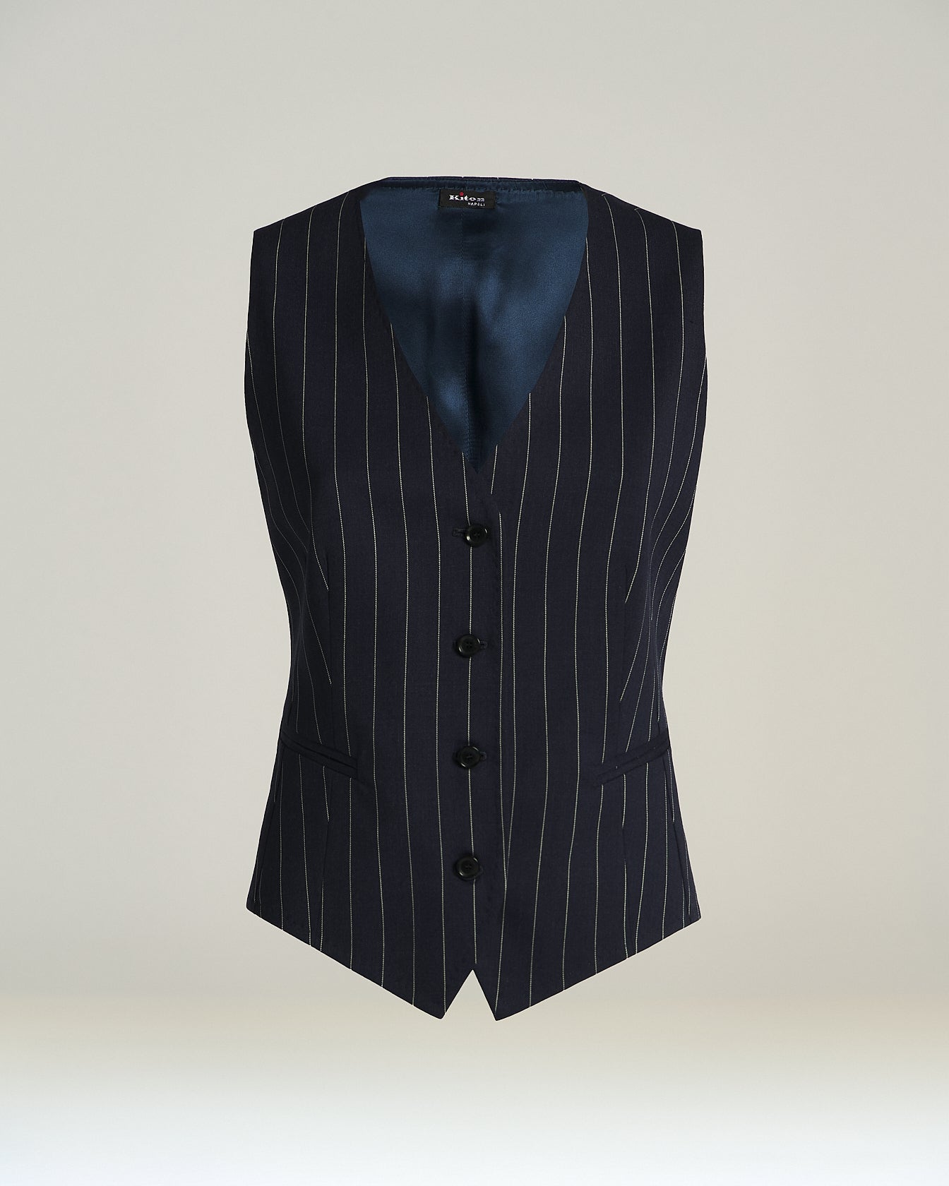 GILET GESSATO IN LANA STRETCH