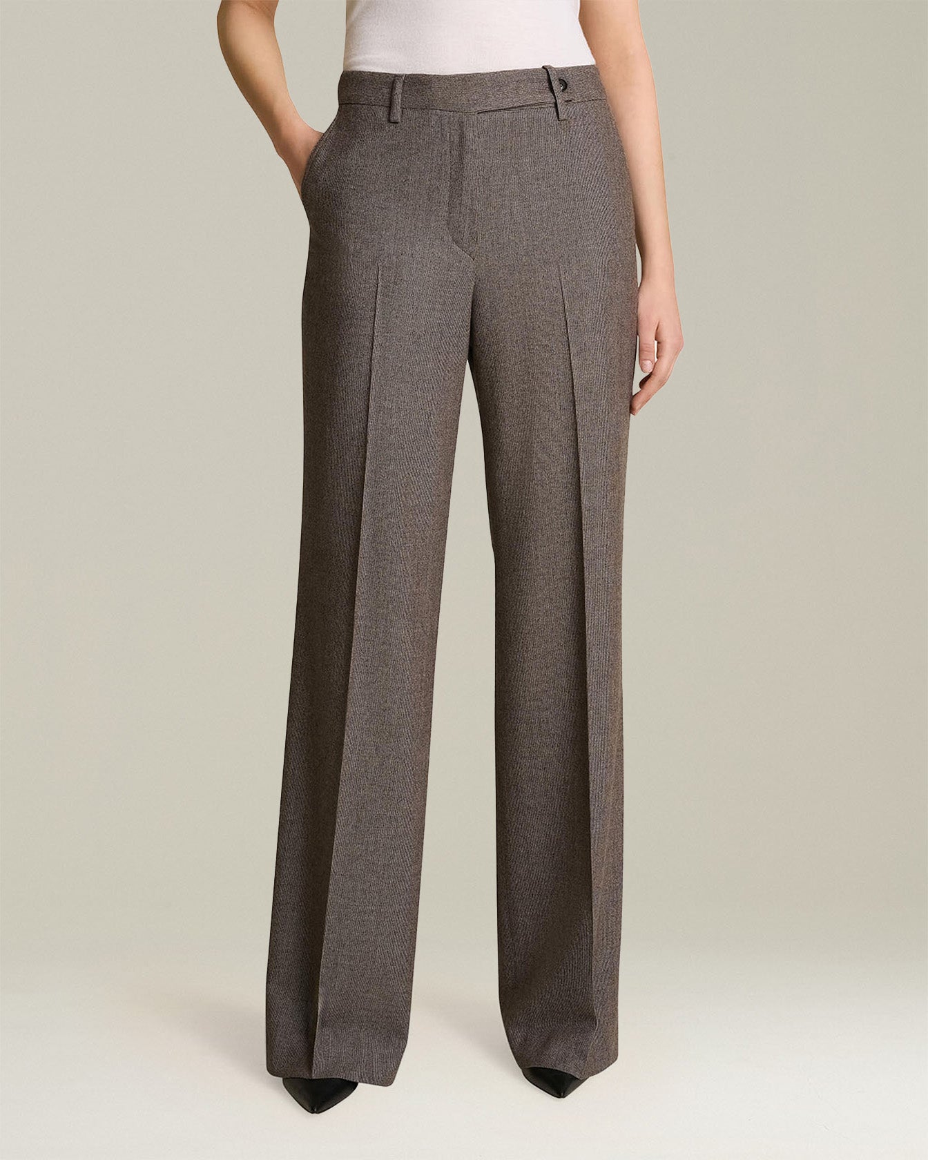 WOOL AND CASHMERE TROUSERS