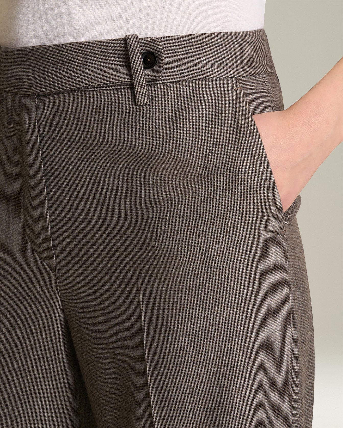 WOOL AND CASHMERE TROUSERS