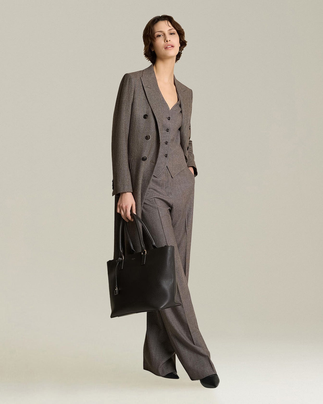 WOOL AND CASHMERE TROUSERS