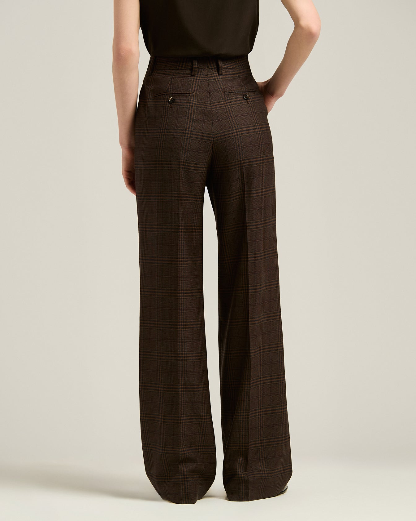 PANTALONE PRINCIPE DI GALLES IN CASHMERE