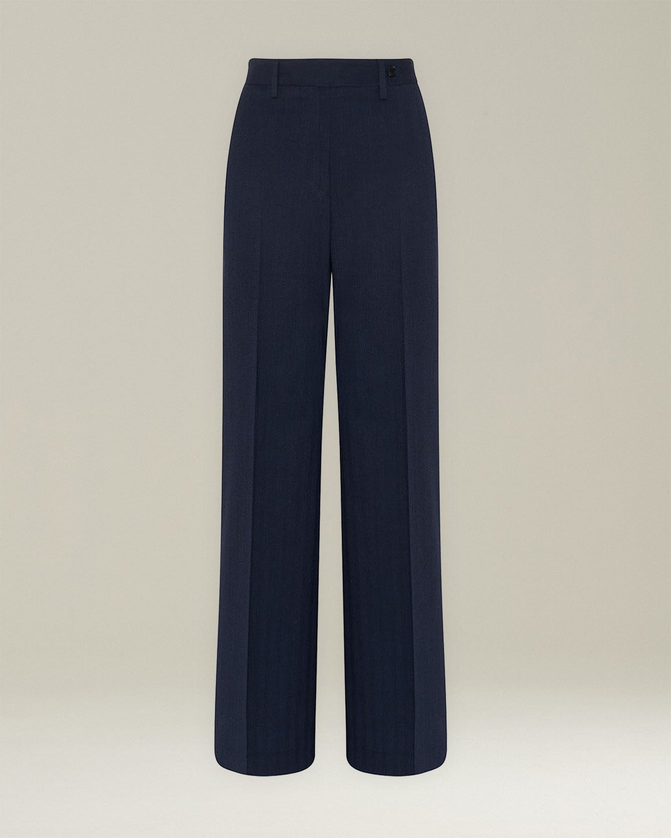 HERRINGBONE WOOL TROUSERS