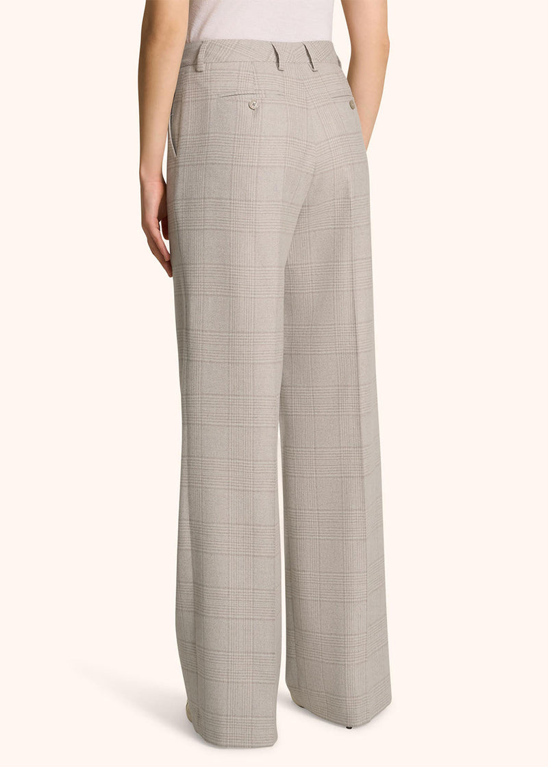 GLEN PLAID CASHMERE BLEND TROUSERS