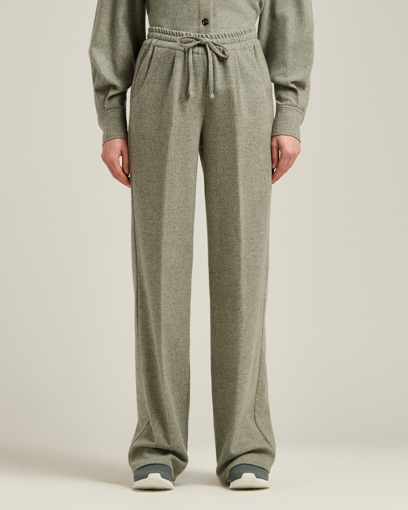 CASHMERE AND WOOL TROUSERS