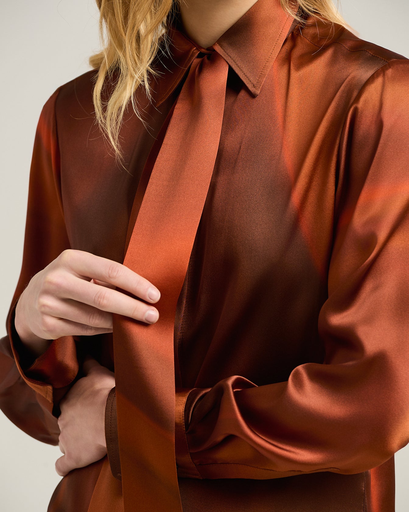 CAMICIA IN SETA STAMPATA