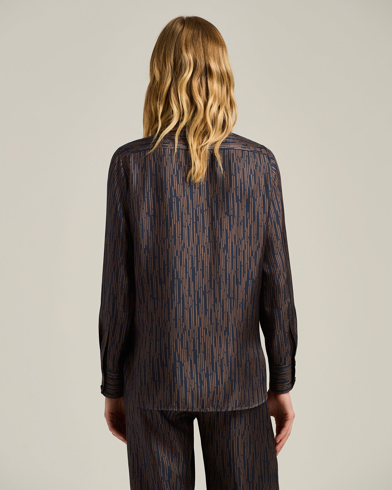 CAMICIA IN SETA STAMPATA