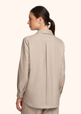 Kiton beige shirt for woman, in virgin wool 3
