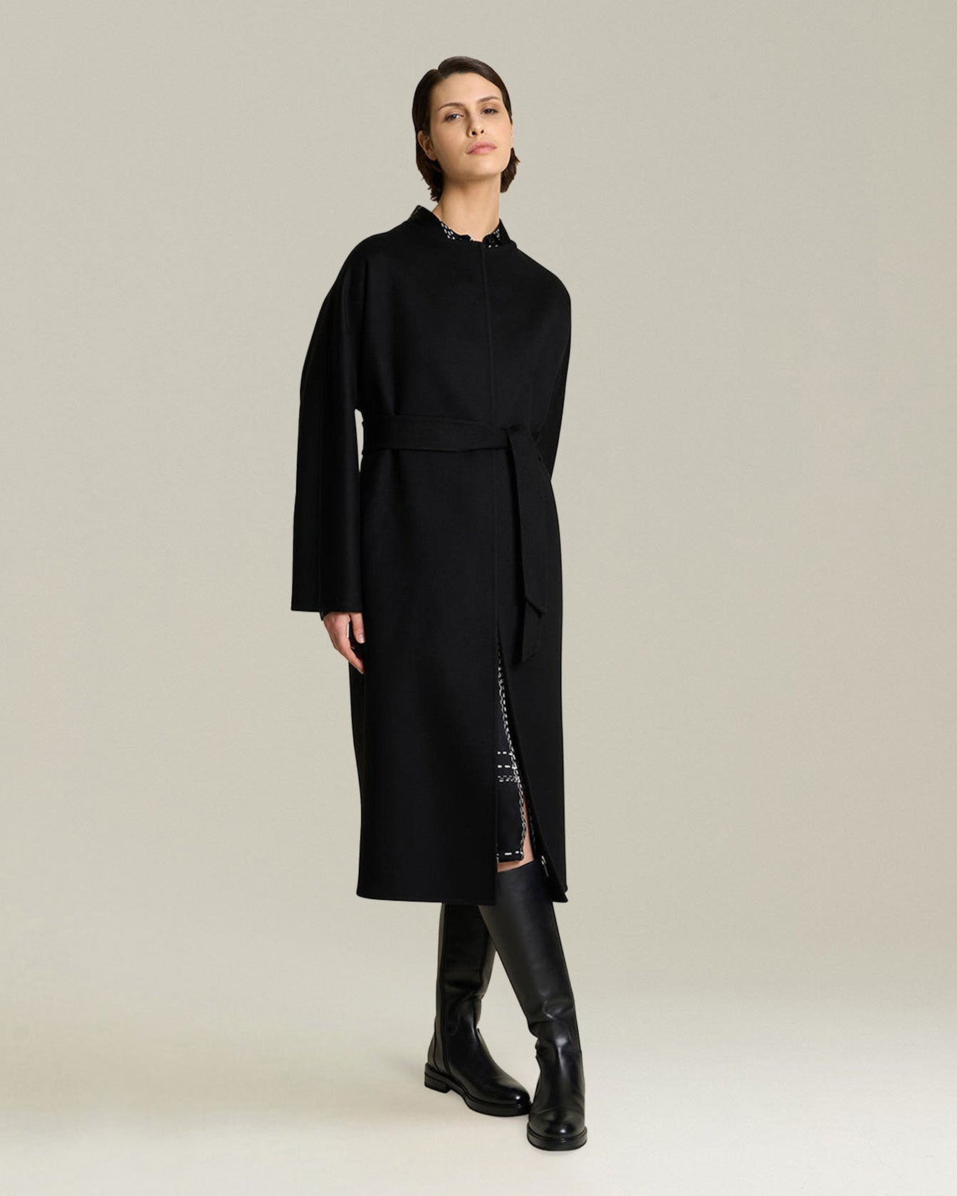 CASHMERE DOUBLE CLOTH COAT