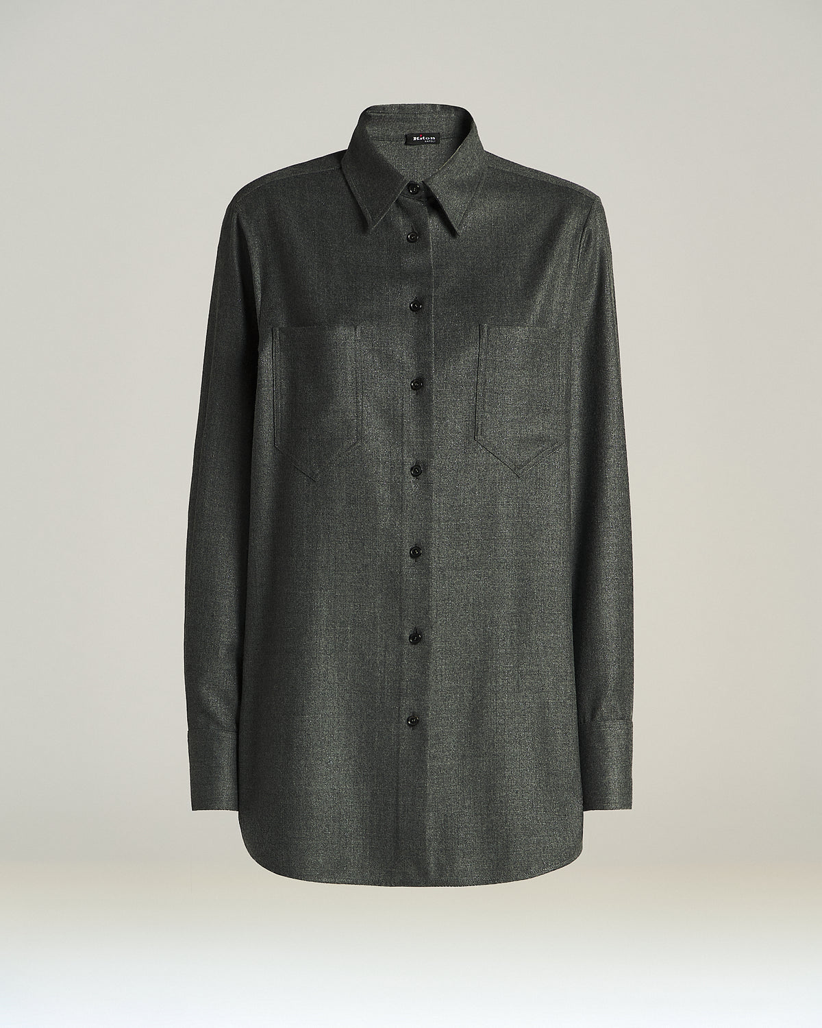 GREY VIRGIN WOOL SHIRT 1