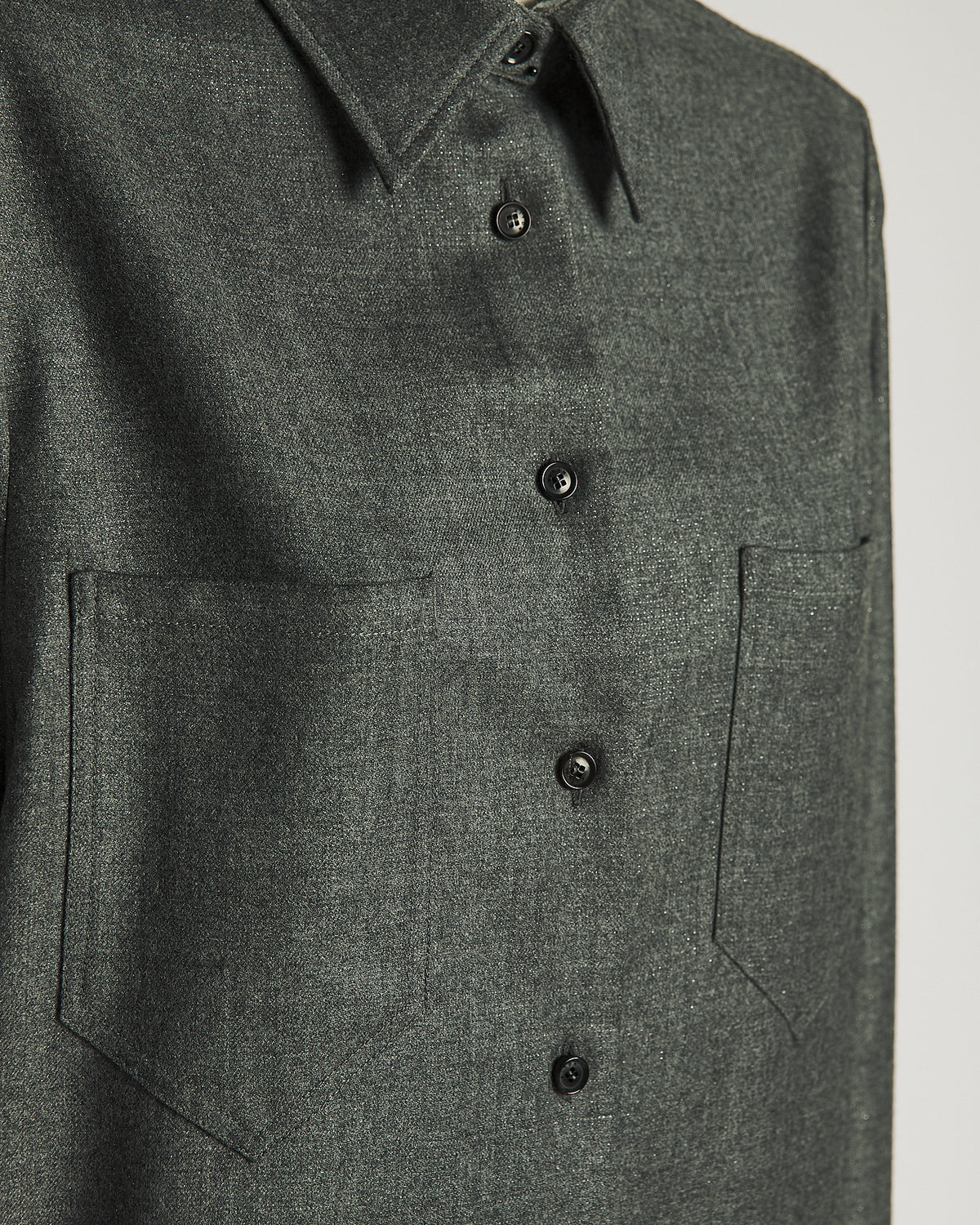 GREY VIRGIN WOOL SHIRT 3