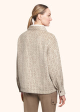 Kiton camel jacket for woman, in alpaca 3