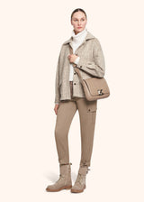 Kiton camel jacket for woman, in alpaca 5
