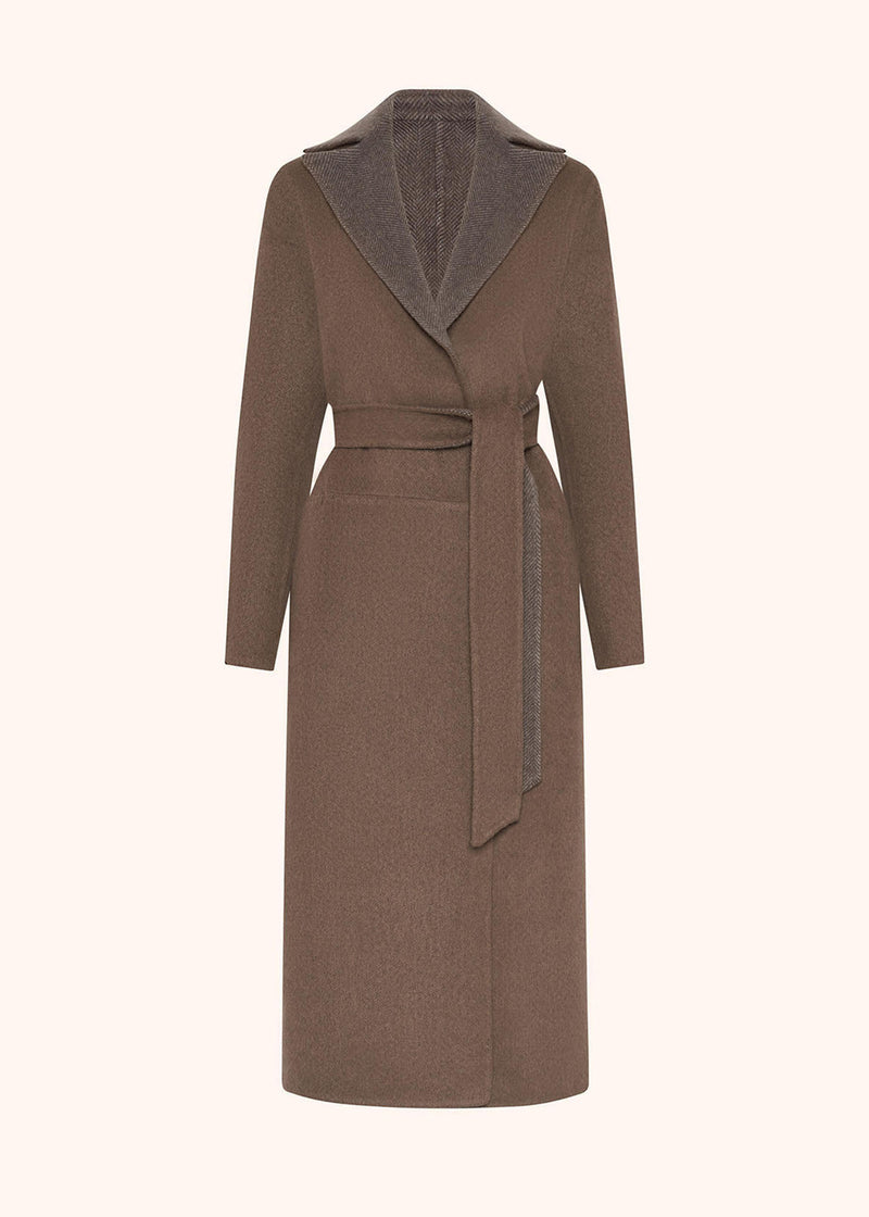 REVERSIBLE CASHMERE DOUBLE CLOTH COAT