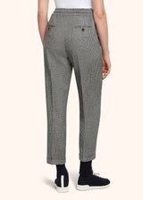 Kiton black trousers for woman, in virgin wool 3