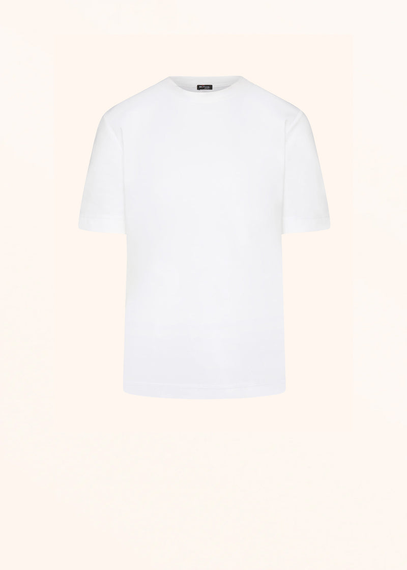 Kiton white t-shirt cotton for woman, in cotton 1