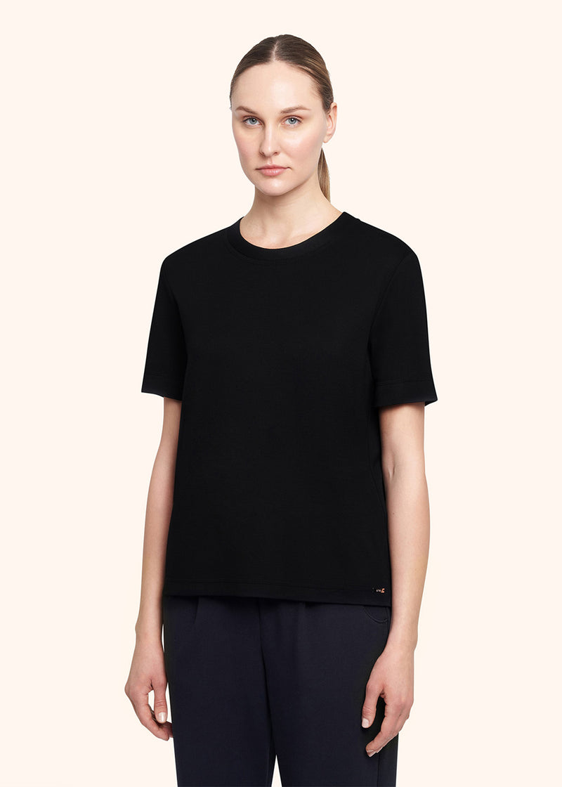 Kiton black shirt for woman, in viscose 2