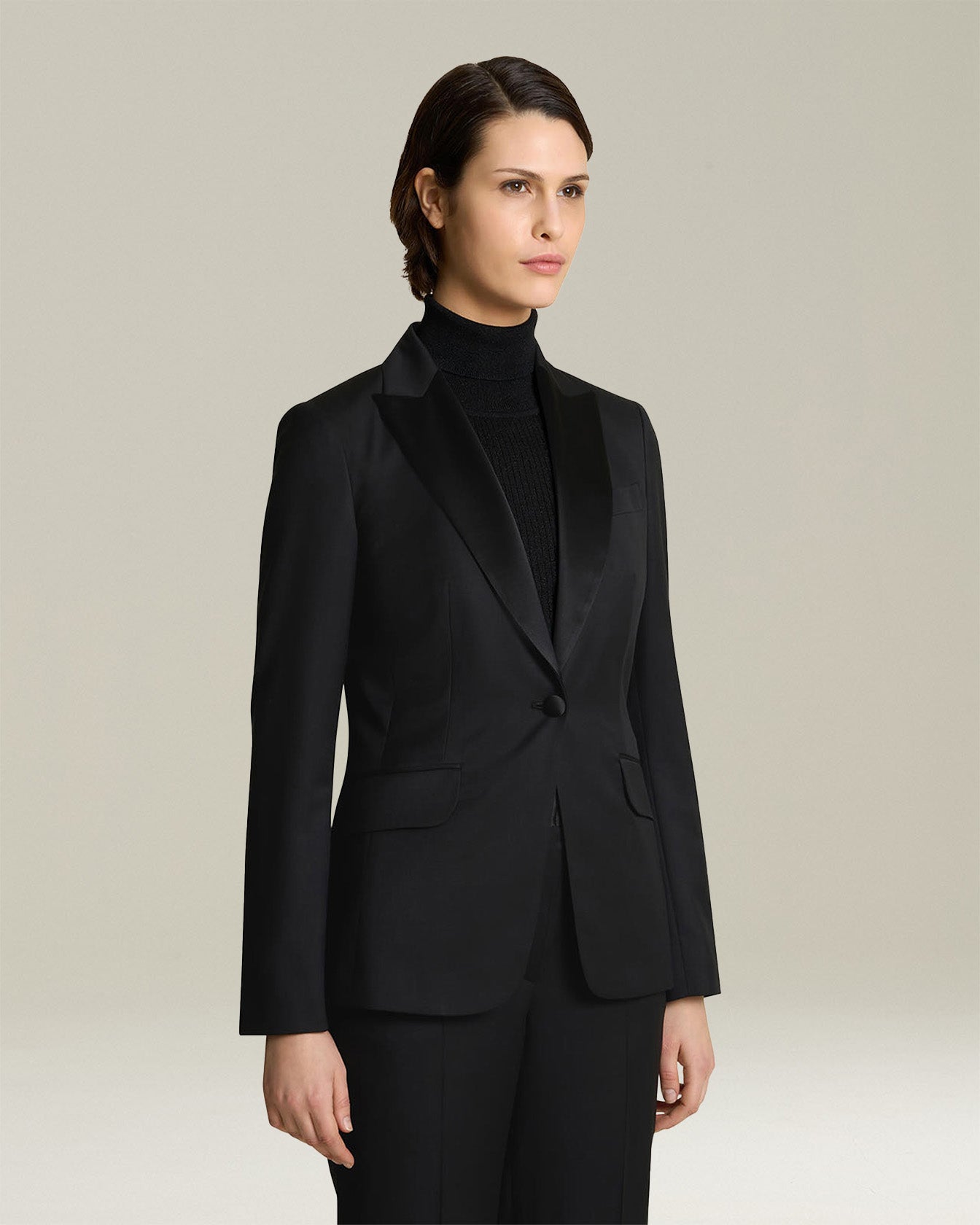 WOOL TUXEDO JACKET