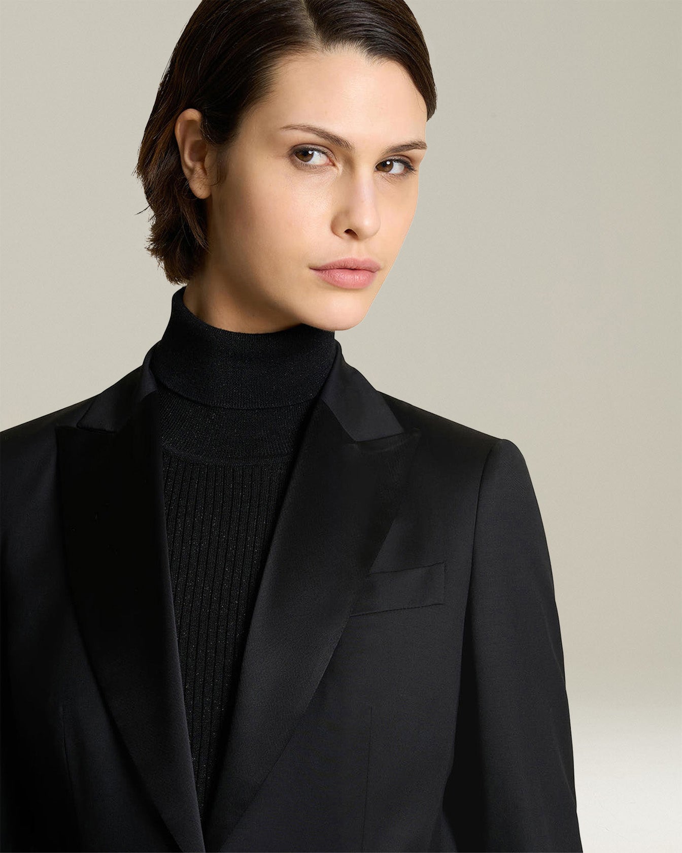 WOOL TUXEDO JACKET