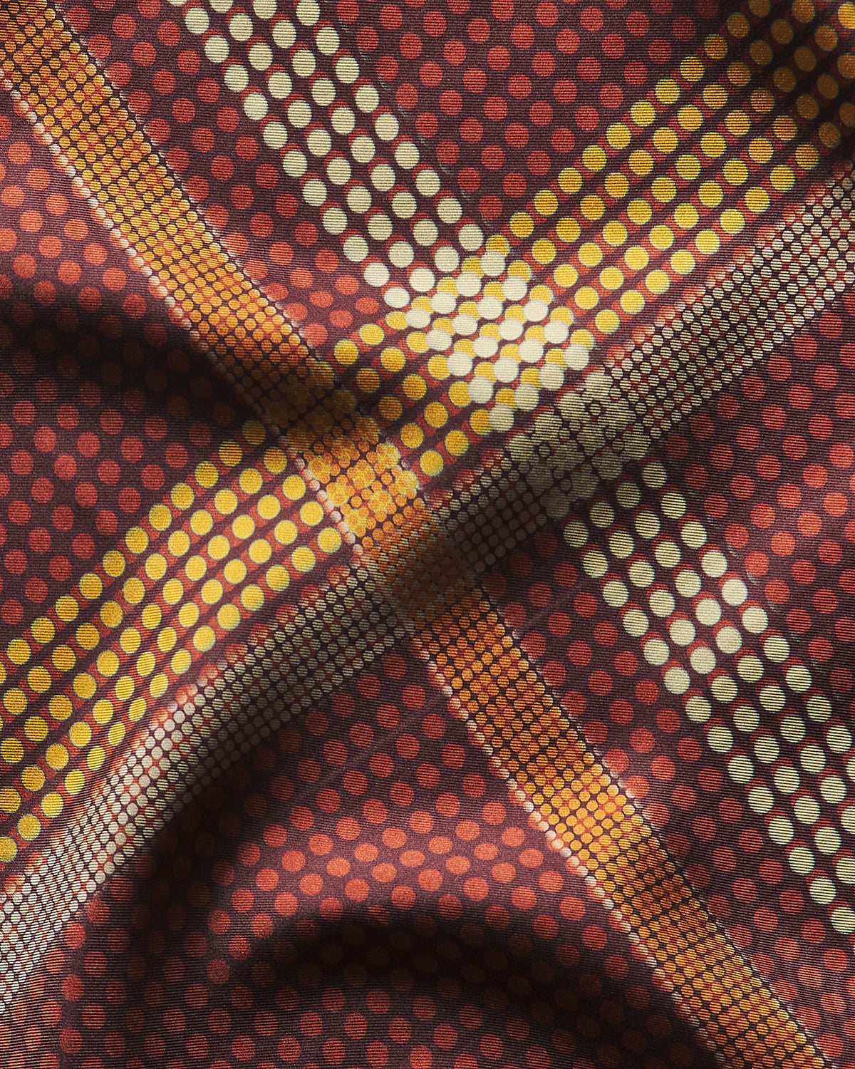 OCHRE YELLOW SILK SCARF 3