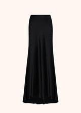 LONG SILK SATIN SKIRT