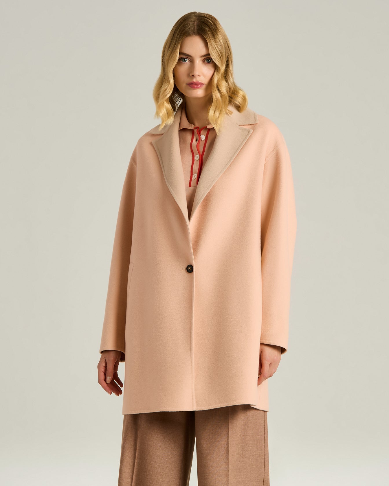 PURE WOOL OVERCOAT