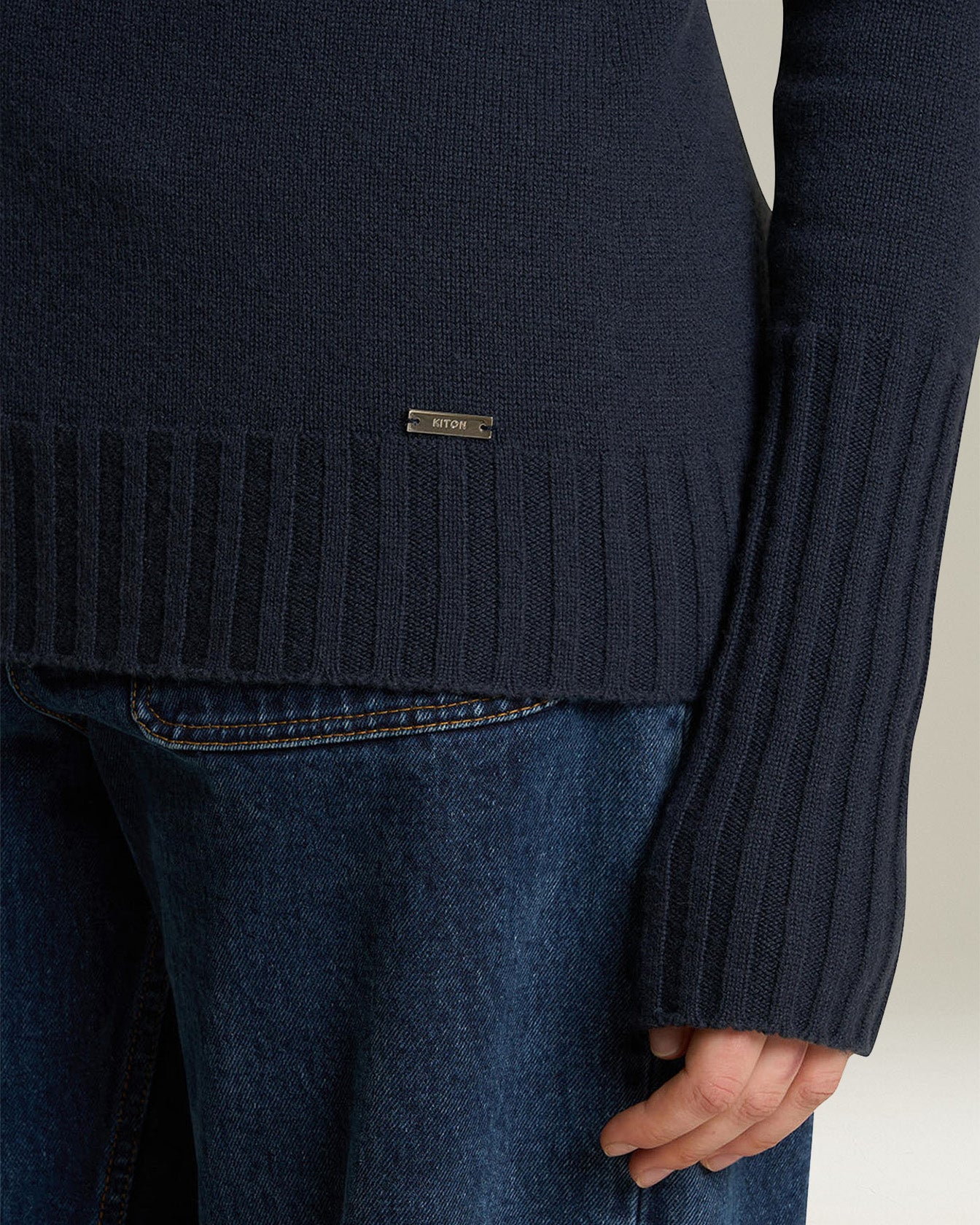 CASHMERE POLO NECK JUMPER