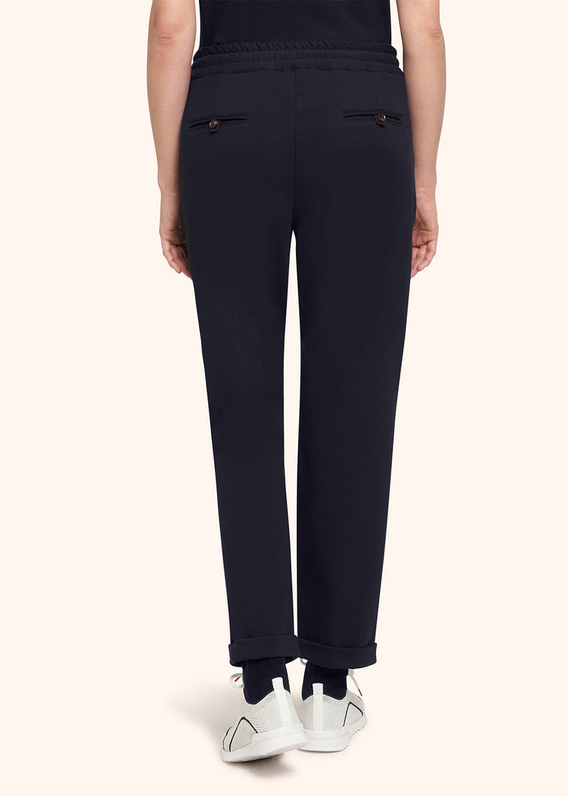 Kiton black trousers for woman, in cotton 3