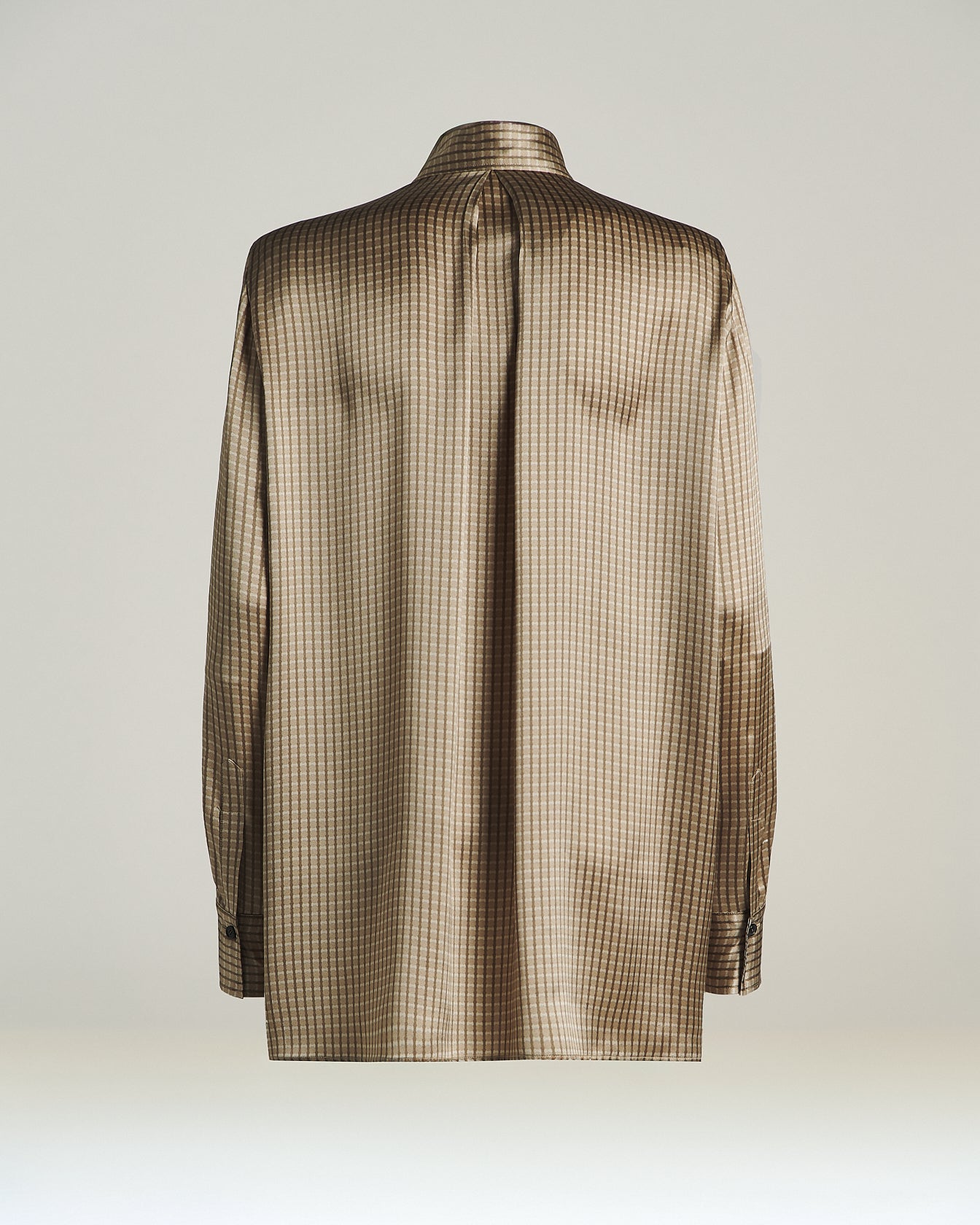 CAMICIA IN SETA CON DISEGNO GEOMETRICO
