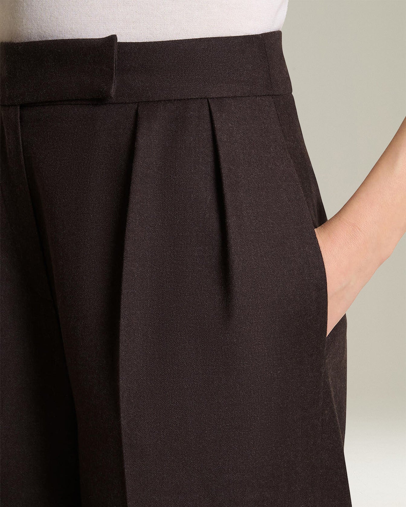 WOOL PALAZZO TROUSERS