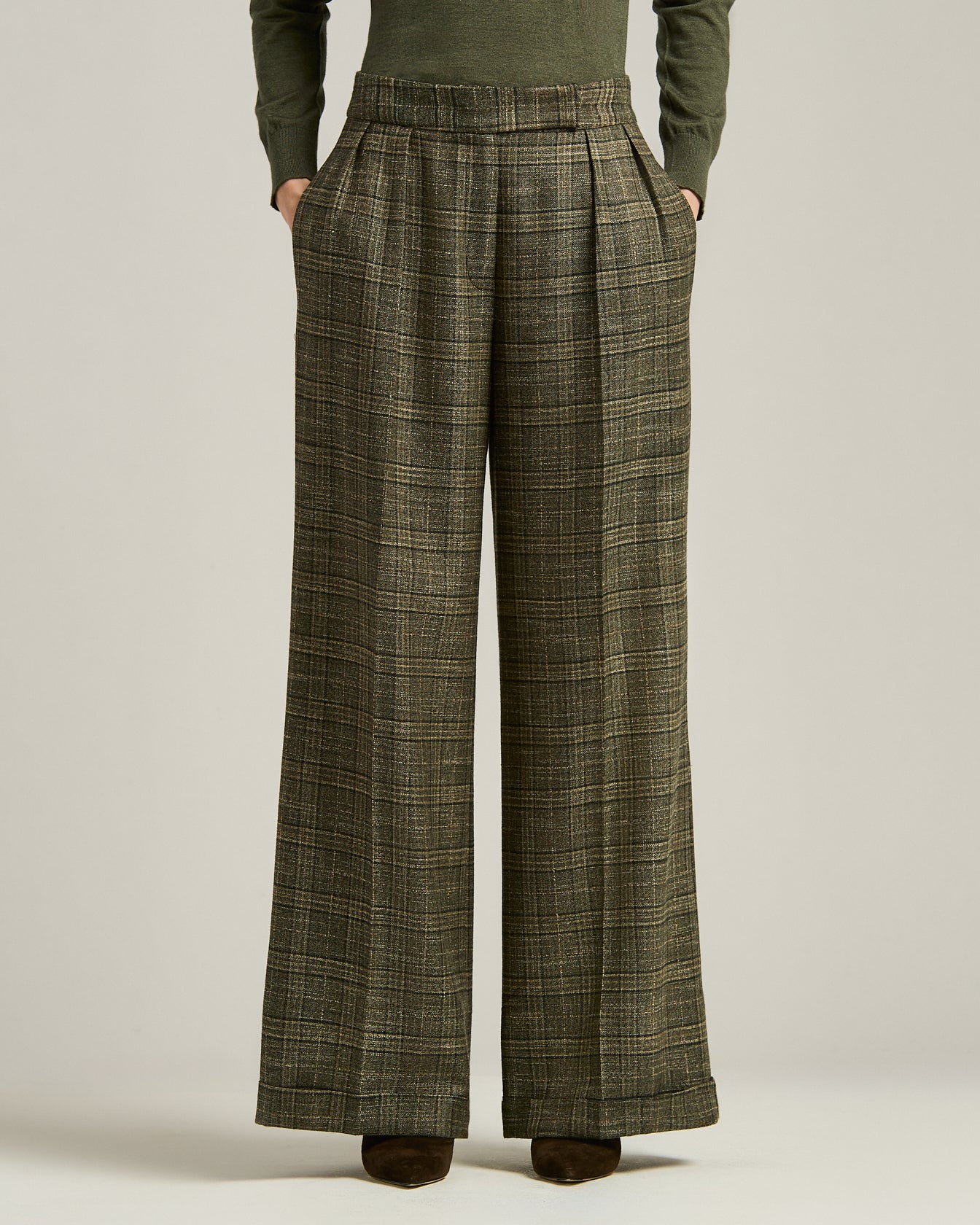 PANTALONI  IN VISCOSA