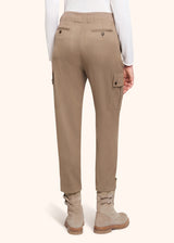 Kiton camel trousers for woman, in virgin wool 3